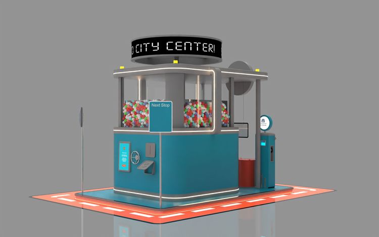 The gumball machine, reinvented.