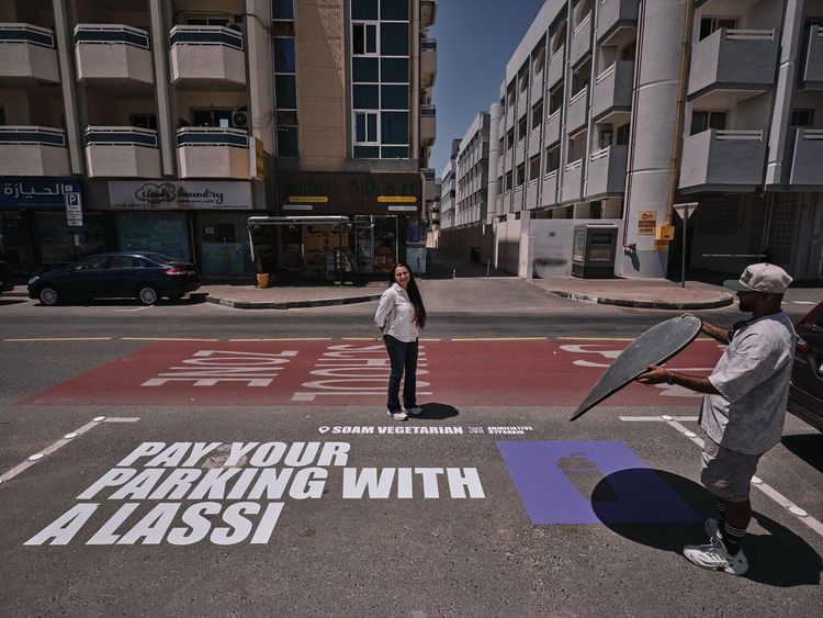 A street-level launch for a citywide idea.