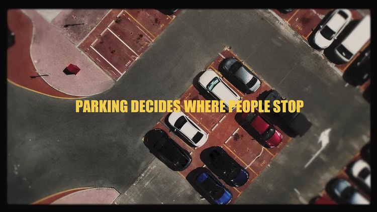 Turning parking spots into welcome mats.